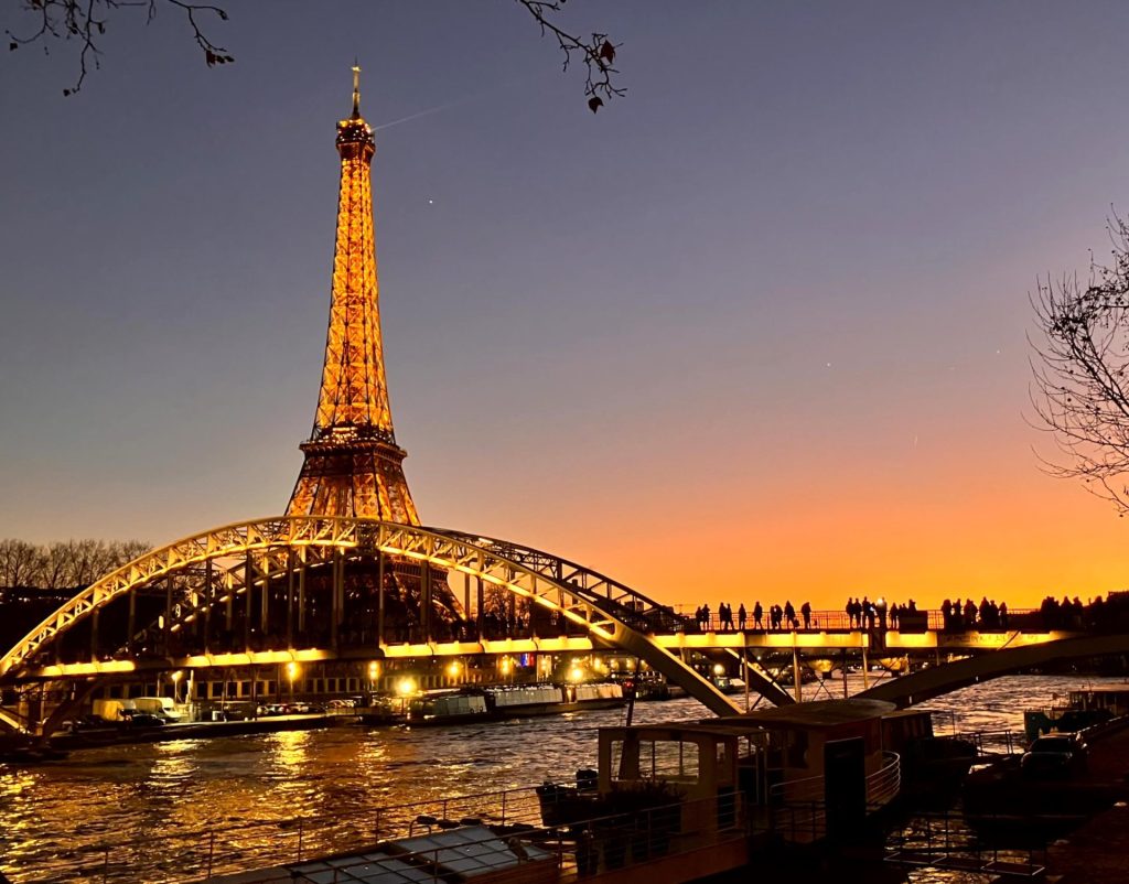 Eiffel Tower and Paris cityscape